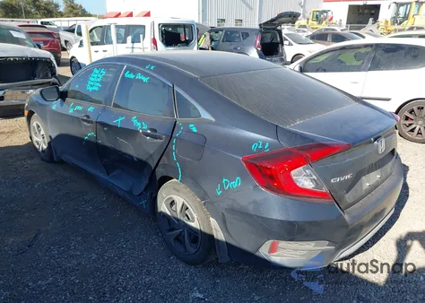 2020 Honda Civic Lx from USA, damaged, VIN 2HGFC2F6XLH593781